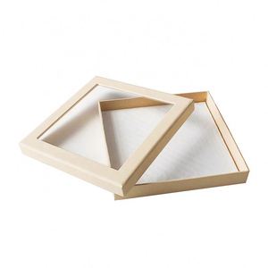 Boîte à chocolat carrée rigide avec fenêtre, carton ivoire, emballage cadeau haut de gamme pour aliments - Product Image 5