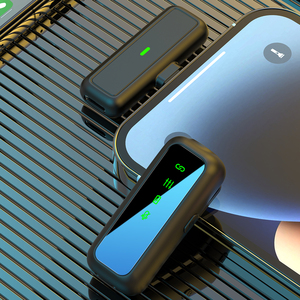 Microphone à condensateur professionnel sans fil 2 en 1 SX6 pour micro cravate, réduction du bruit, étui de charge en métal pour iPhone - Product Image 6