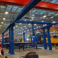 Manipulator 3-Axis XYZ Robot Linear Gantry Palletizer Baru dengan Kemampuan Mengambil Barang, Konstruksi Baja, Daya 1000W