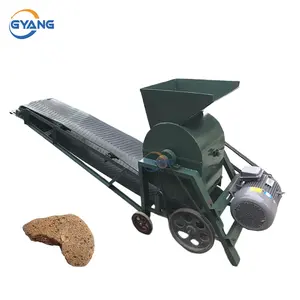 Mini trituradora de roca, máquina trituradora de piedra, amoladora de piedra eléctrica para guijarros de roca de mármol