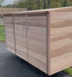 Wooden Trash Can Enclosures (Park / Street) - Product Image 3