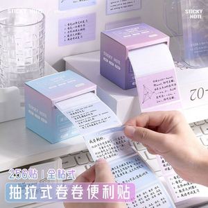 Notas Adhesivas Panda Kawaii, 256 Hojas/Caja, Papelería Adhesiva Bonita para Estudiantes, Marcadores de Corrección de Errores - Product Image 2