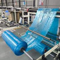 Sacs en plastique LDPE industriels de grande taille, personnalisés, transparents, résistants à l'humidité, robustes, pour l'emballage des vêtements en usine
