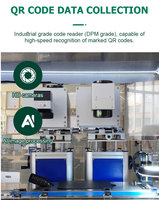 Machine de marquage double par vision avec rejet des défauts pour l'assemblage des bouchons de bouteilles
