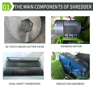 Tự động điện cây cọ Cây Chuối đường canne bã mía gỗ chi nhánh rơm băm nhỏ Máy Shredder Chopper giá máy - Product Image 2