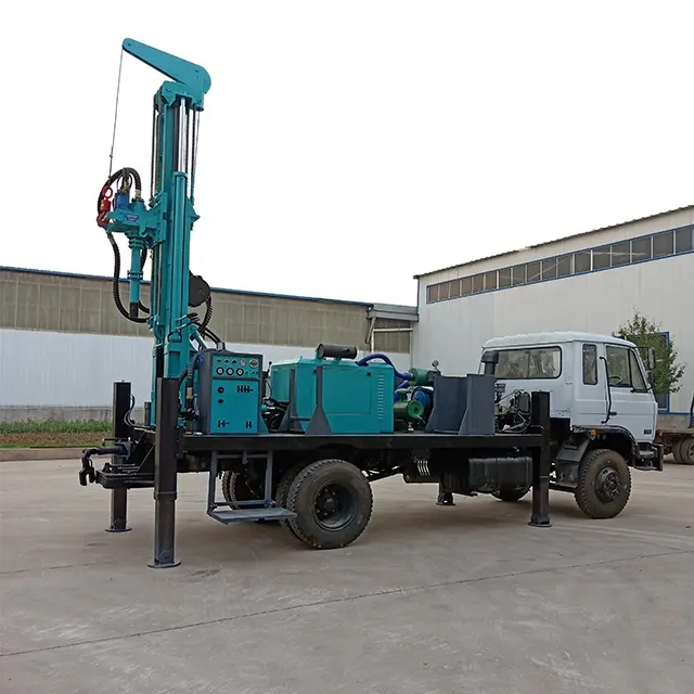 Large farm irrigation mine site exploration potable water drilling crawler drilling machine