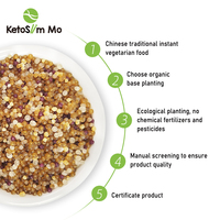 Vegan Konjac Meal Replacement Rice Dry Dried Ready to Eat in 10 Mins Instant Boiled Water Brewed Rice Ketoslim Mo