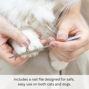 Coupe-ongles professionnel pour petits animaux, en acier inoxydable, tondeuse de toilettage pour chiens, avec protection de sécurité pour éviter les coupures, nettoyage facile, pour chats et chiens - Product Image 4