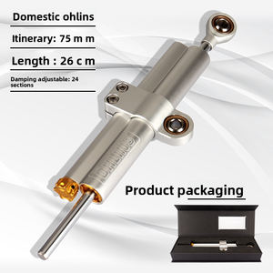 Motorcycle Domestic <strong>OHLINS</strong> Titanium Ruler Steering <strong>Damper</strong> Modified Stable Handlebar Anti-Shake Head Balance Bar Universal - Product Image 6