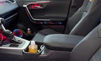 Kit d'éclairage ambiant LED Cardoo Symphony pour Toyota RAV4 2019-2024, éclairage d'ambiance pour le tableau de bord, les panneaux de porte et l'intérieur du véhicule