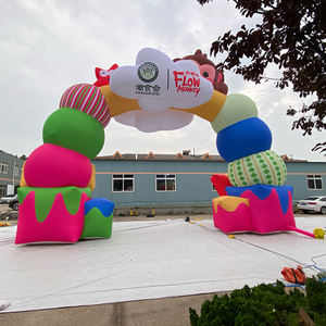 قوس دخول قابل للنفخ مخصص للفعاليات الخارجية، مصنوع من قماش أكسفورد، على شكل قرد، للإعلانات والعروض - Product Image 4