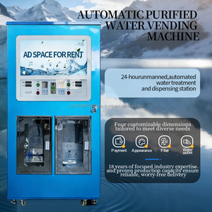 24H Commercial Dual Spout Self-Service 11 Stage Filtration UV Sanitization Water Vending Machine 800 GPD Reverse Osmosis System - Product Image 3