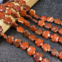 Perles de pierres précieuses en forme de flocon de neige de haute qualité, brin de perle de fleur d'agate de jade de quartz pour la fabrication de bijoux à bricoler soi-même, brin de 16 20mm, 38cm