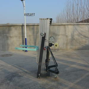 Harga pabrik 2m-7.9m Manual <span class=keywords><strong>Portable</strong></span> duction perancah pengangkat bangunan dengan CE - Product Image 3