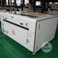 Máquina de Corte y Grabado Láser CO2 1410 CNC Refrigerada por Agua para Piedra, Mármol, Granito, Bambú, Madera, MDF, Papel, Vidrio, Compatible con DXF