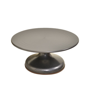 Aluminum Alloy Cake Turntable 12 Inch Round For Decorating And Baking Tools Home And Commercial Use - Product Image 1