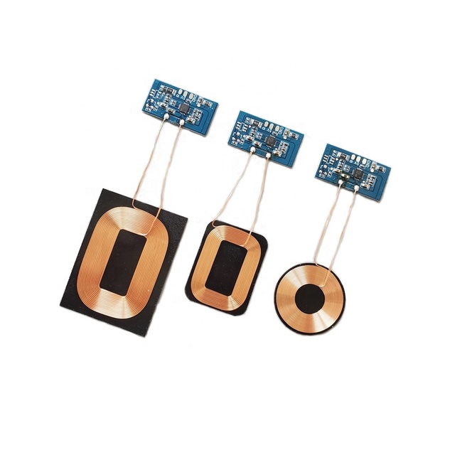 Taidacent DIY 5W Led Wireless Phone Charging Receiver TWS Speaker Wireless Charger Board 5W Wireless Charger Receiver Module
