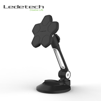 Support de tablette et de téléphone portable flexible, réglable, rotatif, magnétique, en alliage d'aluminium et en plastique, pour bureau, extérieur, voiture, fenêtre