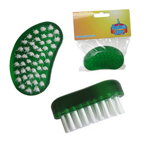 Nail <b>Brush</b> Mini Cleaning <b>Brush</b> Blue Plastic Synthetic Bristles For Nail <b>Dust</b> Removal - Product Image 4