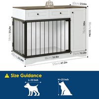 Cage pour chien et chat en bois, robuste, en fil métallique respirant, pour usage intérieur moderne, vente en gros d'usine, commandes en gros OEM uniquement