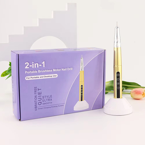 Máquina de manicura de 35000 RPM, tipo bolígrafo, 65W de alta potencia, recargable, portátil, para uso profesional y doméstico, con logotipo personalizado, precio de fábrica. - Product Image 5