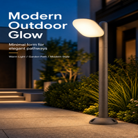 Lampadaire LED moderne pour extérieur, éclairage de jardin, éclairage paysager pour allée, pelouse, villa, cour, hôtel, complexe hôtelier, architecture
