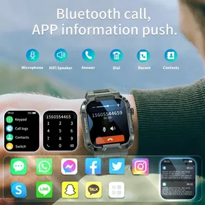 2024 Hoge Kwaliteit Smart Watch Stem Assistent Bt Draadloze Oproep Business Outdoor Sport Ip68 Intelligente Horloges Voor Android Ios