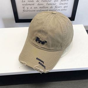 Wholesale High Quality 100% Cotton Custom 3D Embroidered Distressed Brim Vintage <b>Baseball</b> <b>Cap</b> Character Fashion Unisex - Product Image 5