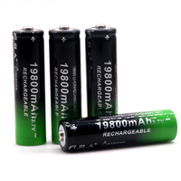 FBA Jam Tangan Olahraga Digital, Baterai Isi Ulang Komputer 2 Baterai 18650 3.7V