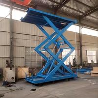 Plateforme élévatrice à ciseaux industrielle à charge lourde, table hydraulique pour équipement de quai d'entrepôt
