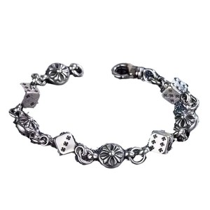 Bracciale Woying con Ciondolo a Dado Antico, Placcato Oro in Lega, Catena Regolabile, Design Unisex, Stile Punk, Gioiello Audace per Donne - Product Image 5