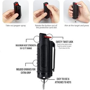 Factory Supply Self Defense Keychain Women Sabre <b>Set</b> Personal Security Alarm Flashlight Changeable Color Plastic Night Safety - Product Image 1