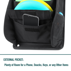 <span class=keywords><strong>Pochette</strong></span> de chariot de disc-golf OEM d'usine, organisateur de poche pour putter avec poches latérales, capacité de 8 putters et accessoires - Product Image 6