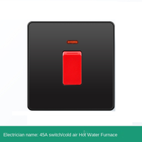 Prise de commutateur mural de conception simple 10A 250V prises et interrupteurs électriques