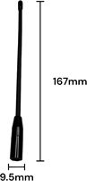 Antenne souple 915 MHz, gain 10 dBi pour LoRa Meshtastic, 1 pièce |   Connecteur omnidirectionnel longue portée SMA mâle