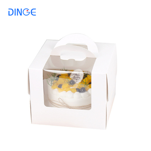 Cajas transparentes para pastel blanco, con ventana transparente, con tapa para pasteles, bodas y mousse, venta al por mayor, 2021 - Product Image 6