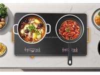 Four électrique intelligent pour la cuisine, 3500W, commande par bouton tactile, plaque chauffante en acier inoxydable, cuisinière à induction
