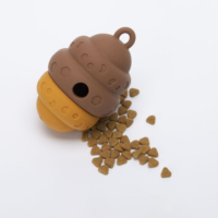Fabricant de jouets à mâcher durables et écologiques pour chiens Balle magique pour chien avec distributeur de friandises interactif en silicone