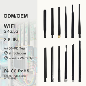 Двухдиапазонная Wi-Fi антенна 7dBi с высоким коэффициентом усиления всенаправленная резиновая утка антенна для расширителя маршрутизатора с RP-SMA - Product Image 1