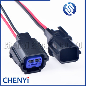 2 Pin Автомобильный водонепроницаемый разъем противотуманная фара передний бампер лампа ЖГУТ штекер HP285-02021 HP281-02020 HP291-02040 для - Product Image 3