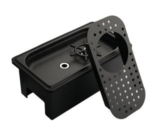 Countertop Glass Rinser with Drainage Box & Removable Drip Tray, Black High Pressure Cup <b>Washer</b> - Product Image 1