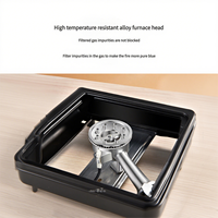 Réchaud à cassette portable de haute qualité, résistant à la chaleur, cuisinière à gaz pour la cuisine domestique, idéal pour les fêtes de famille, les hot pots et les barbecues