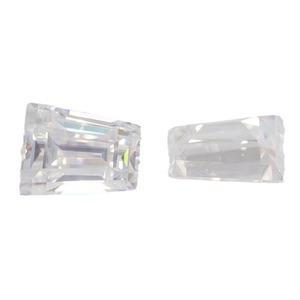 Moissanita Suelta Personalizada, Moissanita Redonda de Corte Fantasía, Moissanita Melee de Tamaño Diamante - Product Image 3