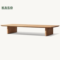 Ensemble de canapés de jardin de luxe pour cour, ensemble de canapés d'extérieur en bois, canapé d'extérieur modulable pour hôtel, villa, patio, ensemble de meubles d'extérieur en teck