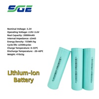 Batería Lifepo4 de 20000mAh, Celda de 3.2v, Alta Tasa de Descarga 2C/5C, Rendimiento Estable para Herramientas Eléctricas, Sistemas de Almacenamiento de Energía, Bicicletas Eléctricas y Dispositivos Industriales