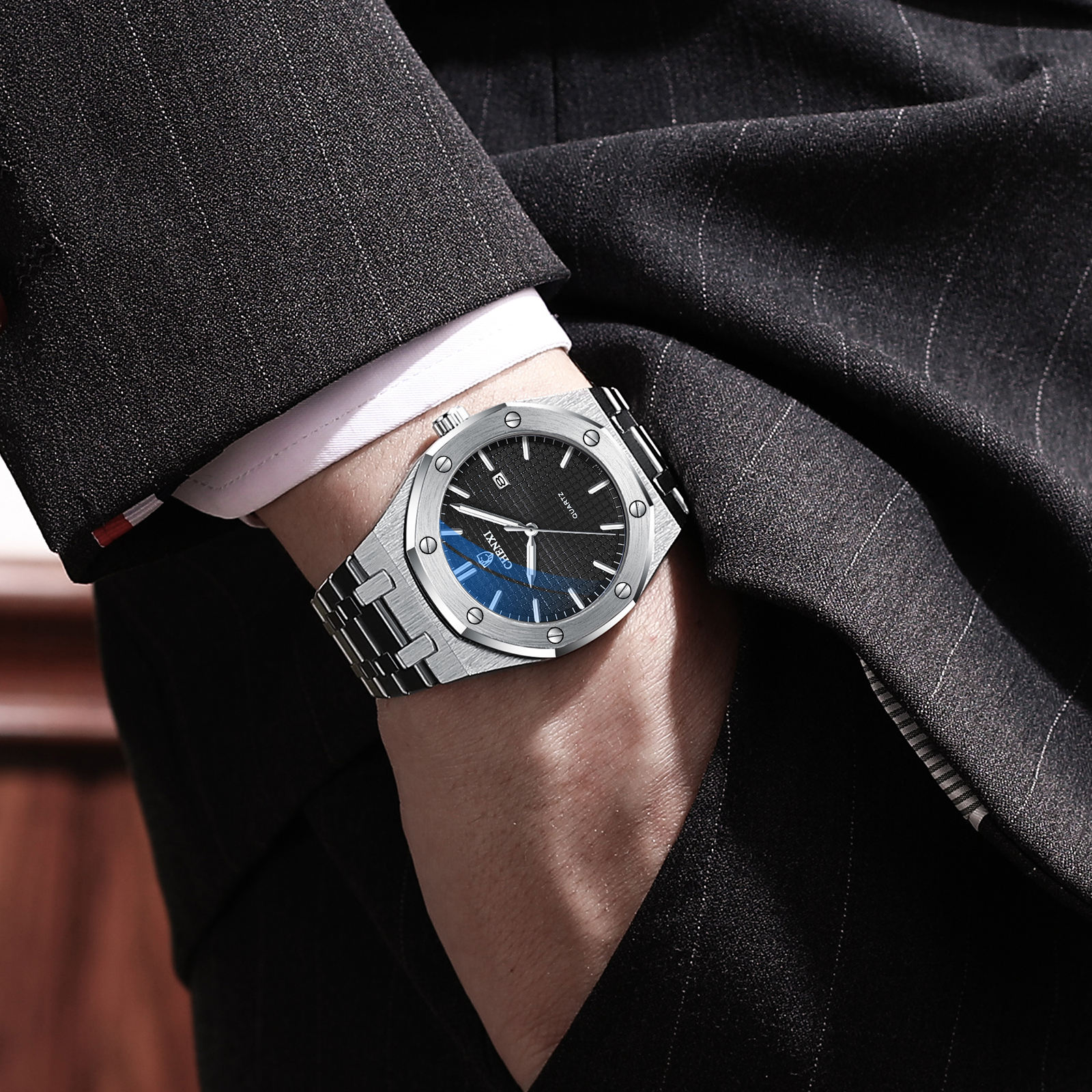 CHENXI 8248 Luxury Mens Wristwatch - Waterproof & Fashionable