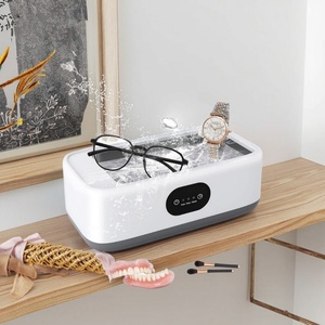 Nettoyeur intelligent à ultrasons en acier inoxydable 18W, temps de nettoyage de 3 à 10 minutes, nettoyeur sonique pour lunettes - Product Image 3