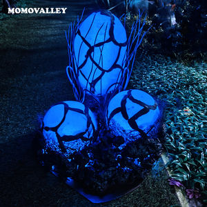 Momovalley 2026 - Estatua de Huevo de Dinosaurio de Tamaño Real para Interiores y Exteriores, Iluminación Decorativa para Parques Temáticos, Bosque Mágico, Iluminación Decorativa - Product Image 4