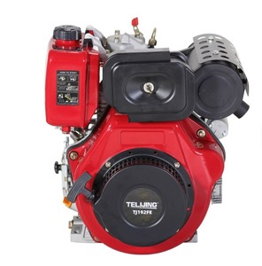 Motor de Gasolina de 4 Tiempos 192F, 12 HP, Refrigerado por Aire, Monocilíndrico, para Allanadora, Bomba de Agua, Generador - Product Image 1