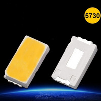 5730 Puce LED SMD 0.2W/0.5W Diode émettrice en blanc chaud blanc rouge jaune vert bleu UV
